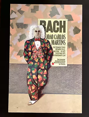 Milton Glaser Bach Tomato Records Original Poster • $169.99