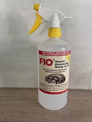 F10 Disinfectant Ready To Use Spray Reptile Vivarium Cleaner Safe 1 Litre • £15.99