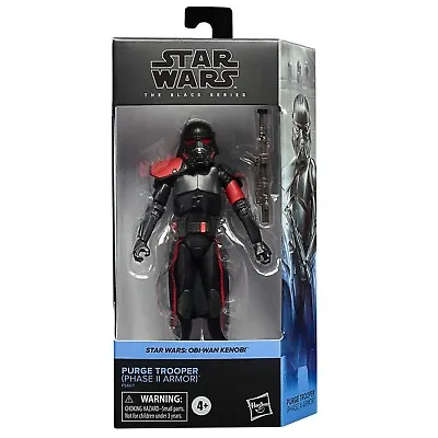 Star Wars Black Series Obi-wan Kenobi Purge Trooper Phase Ii Armor 6  Figure • $93.45