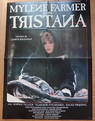 MYLENE FARMER 1989 MADONNA Folded Back 57X41 Tristana Movie Poster • $21.38