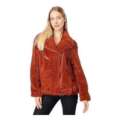 New Free People So Cozy Slouchy Moto Jacket Size Small MSRP: $168 Spiced Brandy • $84.99