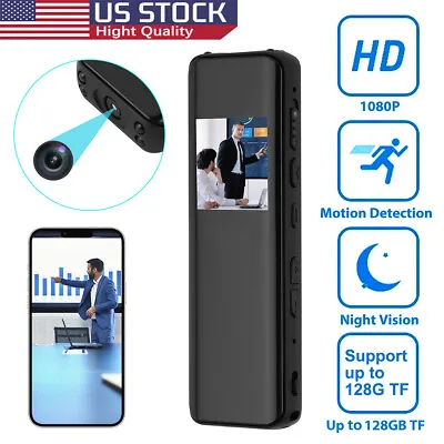 1080P HD Mini Pocket Camera Audio Video Camcorder  DV Recorder With HD Screen • $25.99