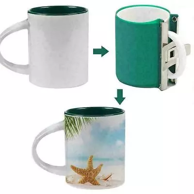 $12.64 • Buy Heat Press 11OZ Mug Cup Clamp Fixture 3D Sublimation Mug Silicone New Wrap