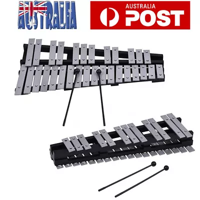 Foldable 30 Note Xylophone Glockenspiel Aluminum Percussion Mallets W/ Carry Bag • $88.98