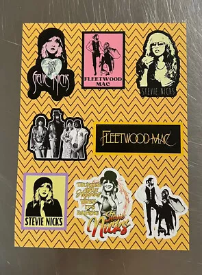 Fleewood Mac Sticker - Rumours Dreams Stevie Nicks - Sticker Sheet Pack • $10