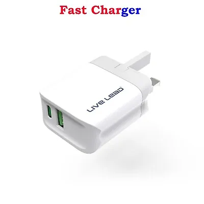£5.59 • Buy FAST UK Plug Charger For Samsung Huawei IPhone 7 8 Xs XR 11 12 13 14 Pro Max +