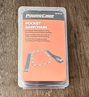 NEW PowerCare Quality Pocket Strap Sawchain Chainsaw Survival Hand Tool Camping • $11.99