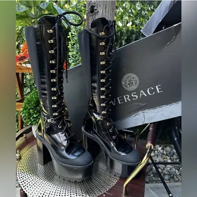 Versace Medusa Boots • $950