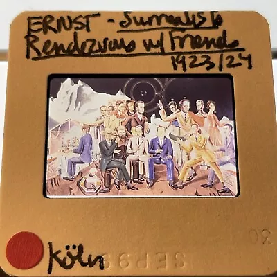 Max Ernst  Rendezvous With Friends  ” Surrealism Dada 35mm Art Slide • $10.02