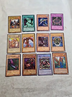 Collectable Trading Cards Yu-Gi-Oh 1st Edition 1996 Mixed Cards X 12 • £8.50