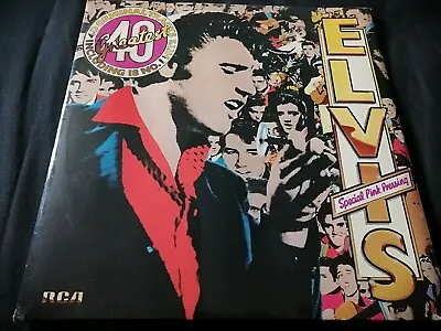 £19.99 • Buy Elvis Presley - 40 Greatest Hits Gatefold Double Pink Vinyl RCA 1978
