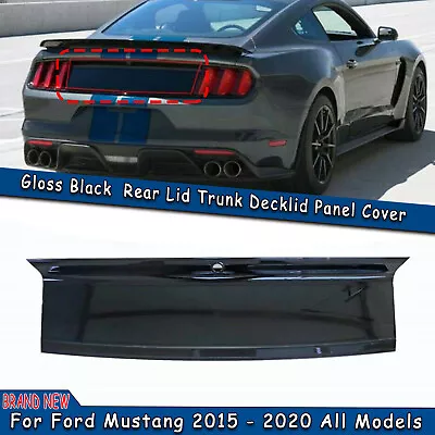 For Ford Mustang 2015 16-2023 Black Rear Lid Trunk Decklid Panel Moulding Trim A • $94.08