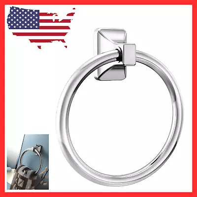 Bathroom Chrome Hand Towel Ring : Wall Mount - 6.25 Inc Bathroom Towel Rack New • $8.90