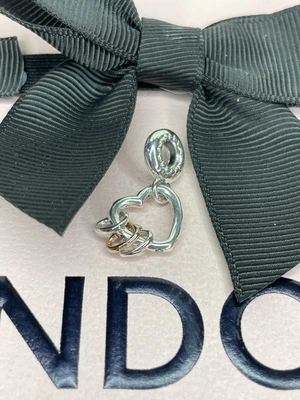 £3 • Buy Genuine Pandora Silver Moments Heart Full Of Hearts Dangle Charm