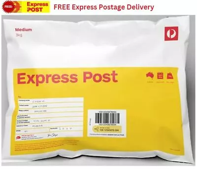 5 / 10 Large Medium Express Prepaid Satchel Bag Parcel Australia Post $225.70 • $200