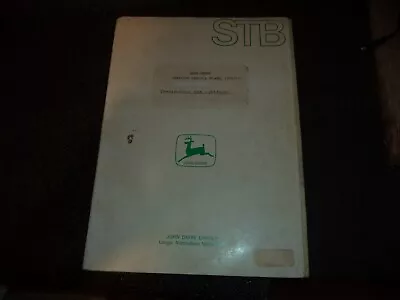 John Deere 930 - 3130 Tractor Service Text Book Transmission & Hydraulics 78 -79 • £30