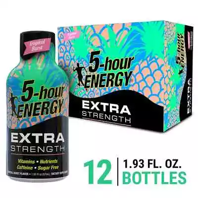 5 Hour Energy Shot Extra Strength TROPICAL BURST 12/Count - FREE SHIPPING!!! • $28