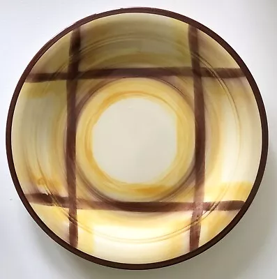 Vintage Vernon Kilns Vernonware ORGANDIE ROUND CHOP PLATE PLATTER MCM MODERN • $39.99