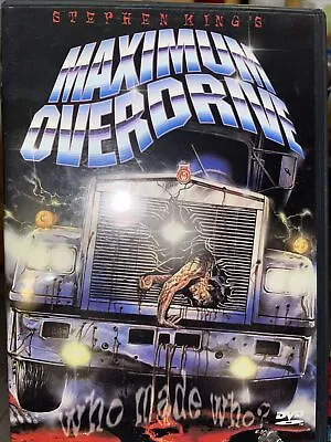 Stephen King’s Maximum Overdrive (DVD 1986) Emilio Estevez Music By AC/DC Horror • $12.99