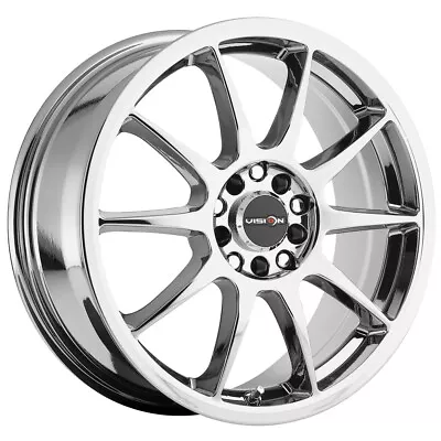 Vision 425 Bane 15x6.5 4x100/4x4.5  +38mm Chrome Wheel Rim 15  Inch • $158.99