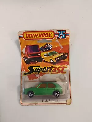Matchbox VW Golf With Surf Boards No. 7 Boxed 1976 VVGC Lesney • £12.95