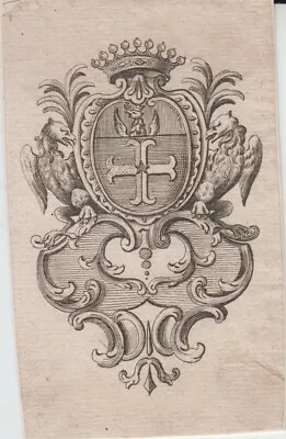 COLLIN Anonymous Heraldic Ex-libris (Paris 18th Century). • £23.65