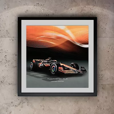 McLaren F1 Car Poster MCL38 2024 | Lando Norris | Oscar Piastri | Print Wall Art • £9.99