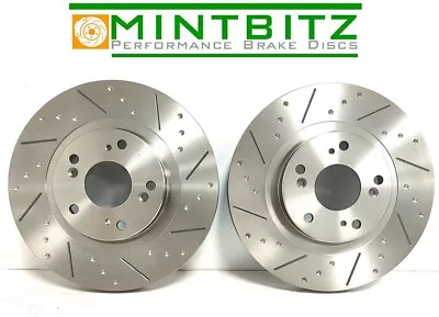 VAUXHALL ASTRA VXR 2005 FRONT (Dimpled And Grooved) PERFORMANCE BRAKE DISCS  • $133.20