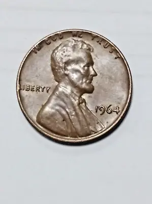 1964 Lincoln Penny No Mint Mark. L RIM ERROR W ERROR  Good Condition • $3450