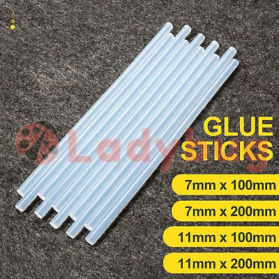 Bulk Clear Hot Melt Glue Sticks Adhesive Craft Stick Glue Gun 7mm 11mm 200mm Au • $3.28