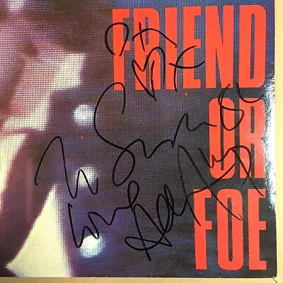 Adam Ant Friend Or Foe *large Autograph On Front Sleeve* Cbs Lp Cbs 25040 • £4.99