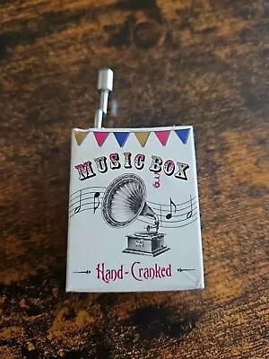Music Box Sherlock Holmes Hand-cranked Metal Museum Music Old Mcdonald Farm • £3