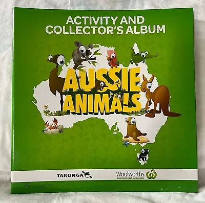 Aussie Animals Woolworths Activity And Collector's 108 Cards  • $25