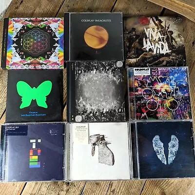Coldplay CD Album Bundle X9: Viva La Vida X&Y Mylo Xyloto Parachutes • $24.80