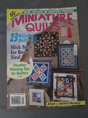 Miniature Quilts Back Issue Of Magazine #29 • $5