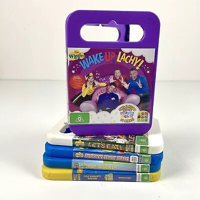 THE WIGGLES Lot Of 5 DVD’s Incl. “Wake Up Lachy!” (Region 4) • $25