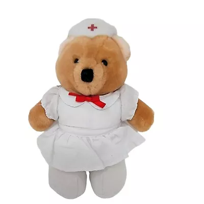 Vintage 1985 Dakin Nancy Bear Nurse With Uniform & Hat Retired 8  • $32.05