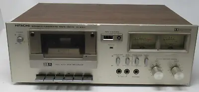 Vintage 1979-80 Hitachi 2-ch. Stereo Cassette Tape Deck Recorder Player D-230 • $54.99