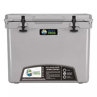 Frosted Frog Towable Gray 60 Quart Heavy Duty Cooler  With Wheels • $329.99