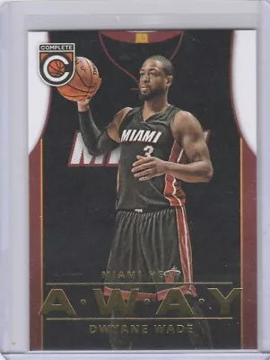 Dwyane Wade 2015-16 Panini Complete Away Insert #36 Sp Variation Jersey • $17.99