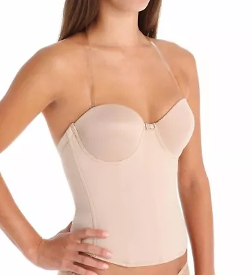 £53.42 • Buy VA BIEN Nude Ultra Lift Smooth Strapless Low Back Bustier, US 36D, UK 36D, NWOT