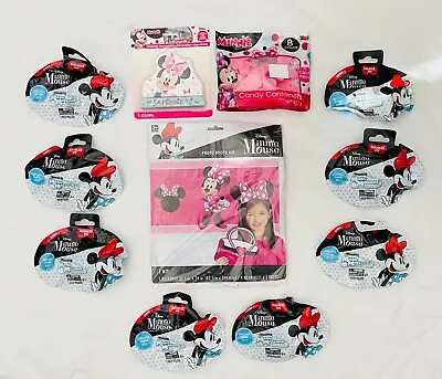 Disney MINNIE MOUSE Party Favors Supplies Decorations 18-Piece Set NEW • $22.88