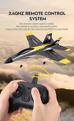 F18 Fighter Fixed Wing Model Aircraft Kid's Toy EPP Foam Remote Control Glider • $112.25