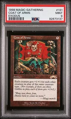 Coat Of Arms - Exodus - MINT - PSA 9. POP 6. More MTG In Store.  • $85.49