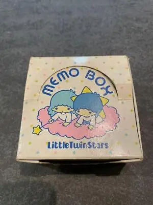 Sanrio Little Twin Stars Kiki Lala Memo Box Rare Retro Vintage • $131.02