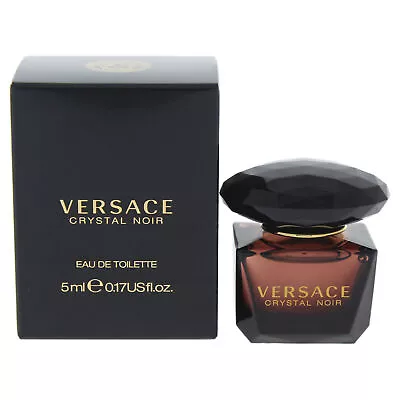 3 Pack Versace Crystal Noir By Versace For Women - 5 Ml EDT Splash (Mini) • $25.66