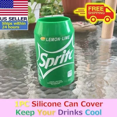 Beer Can Cover Silicone Sleeve Hide A Beer Sprite 12oz 355mL • $7.80
