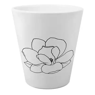 'Magnolia' Ceramic Plant / Flower Pot (FP00010911) • £12.99