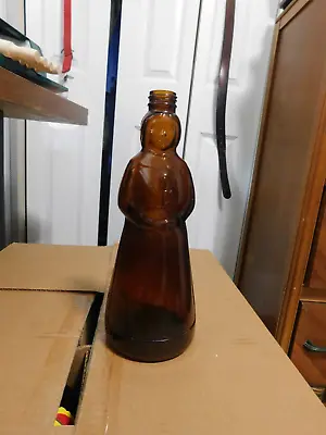 Vintage Mrs. Butterworth’s Glass Syrup Bottle 24 Oz 10  Tall W/Plastic Cap • $9.95