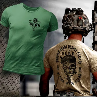 Special Forces T-shirt SERE Military Special Operations Combat Survival School • $24.99